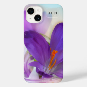 Photo of a Pretty Purple Spring Crocus Case-Mate iPhone 14 Case