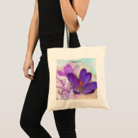 Photo of a Pretty Purple Spring Crocus