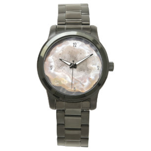 Photo of Agate Geode with Quartz Druzy Watch