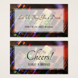 Photo of Bar Bottles Wedding & Event Drink Tickets