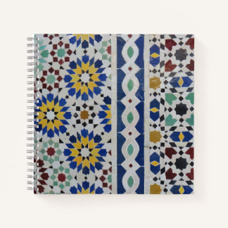 photo of beautiful Moroccan mosaic tiles Notebook