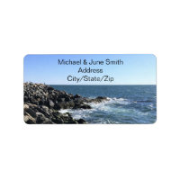 Photo of Beautiful Ocean Waves Against Rocky Shore