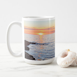 Photo of Beautiful Sunset Add Message Coffee Mug