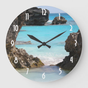 Photo of Bermuda Coast & Tropical Sea Large Clock