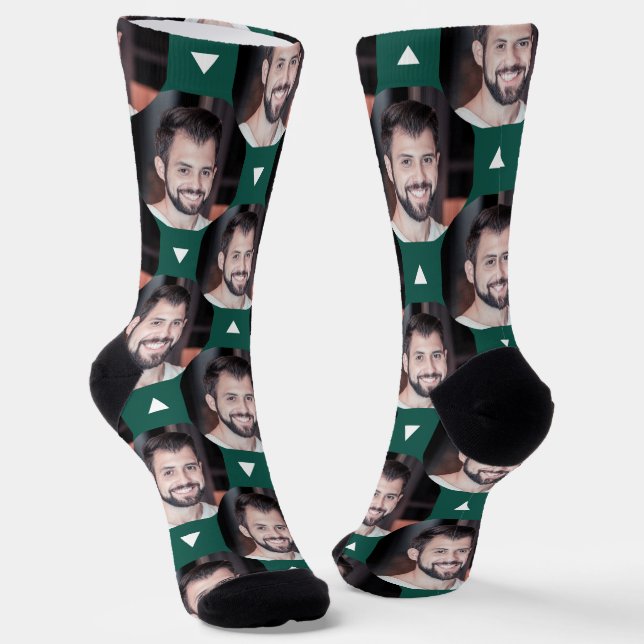 Photo of Boyfriend for Girlfriend Emerald Green Socks (Angled)