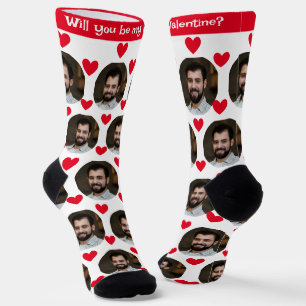 Photo of Boyfriend for Girlfriend Heart Valentine Socks