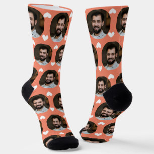 Photo of Boyfriend For Girlfriend Hearts Coral Socks