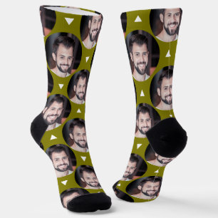 Photo of Boyfriend for Girlfriend Olive Green Fun Socks