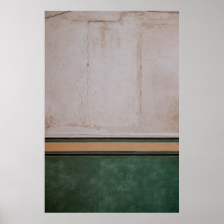 Photo of brown concrete pavement poster