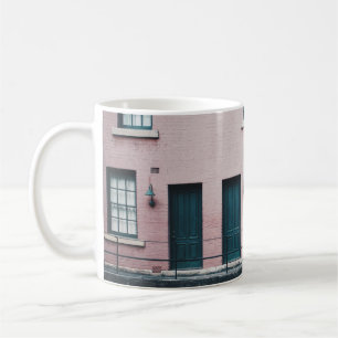 PHOTO OF BUILDING WITH STAIRS COFFEE MUG