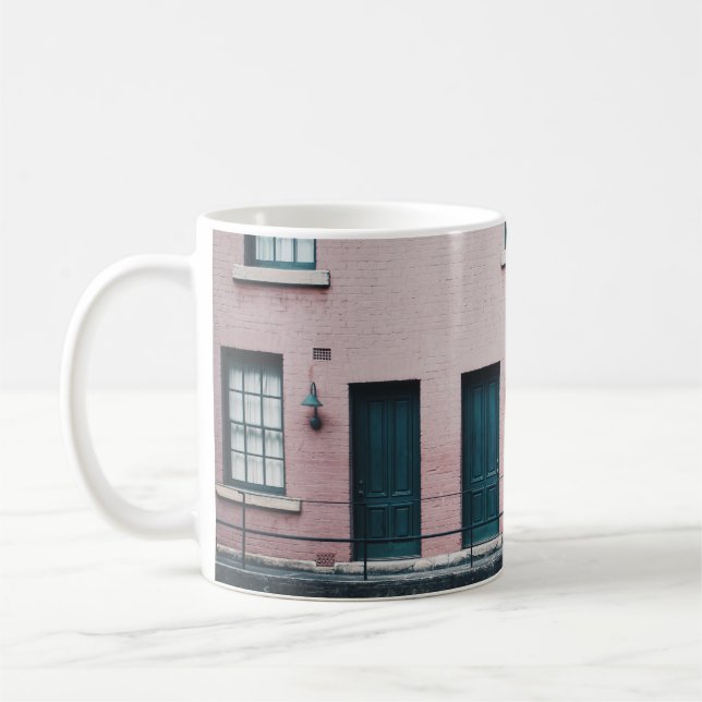 PHOTO OF BUILDING WITH STAIRS COFFEE MUG (Left)