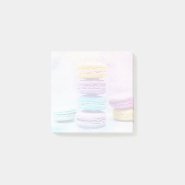Photo of Colourful Delicious Macarons Post-it Notes (Front)