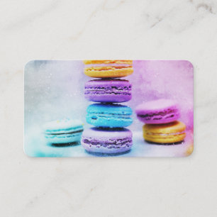 Photo of Colourful Macarons Business Card