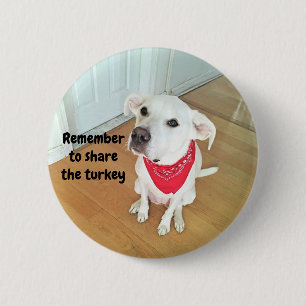 Photo of Cute Pup Dog With Funny Ears Sticking Out 6 Cm Round Badge