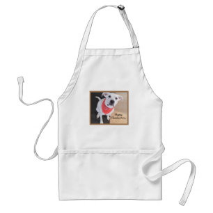 Photo of Cute Puppy Dog Thanksgiving Standard Apron