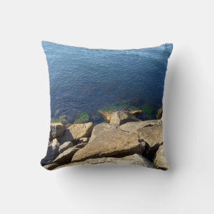 Photo of Deep Blue Atlantic Ocean Best Dad Ever Cushion