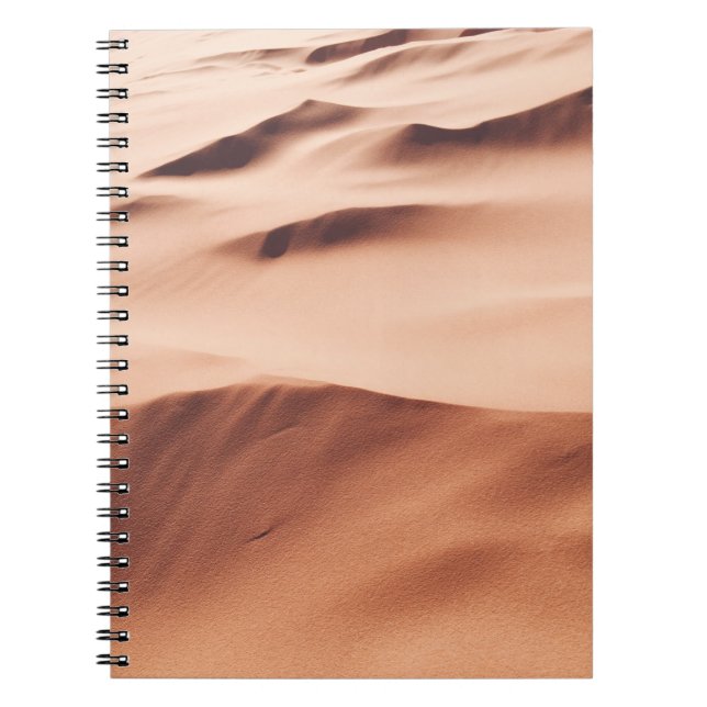 Photo of desert sand notebook (Front)