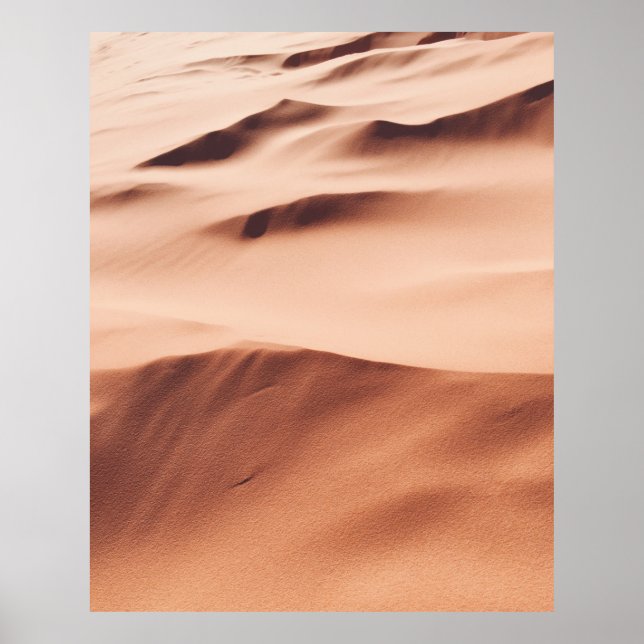 Photo of desert sand poster (Front)