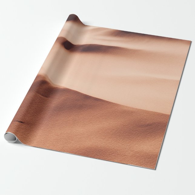 PHOTO OF DESERT SAND WRAPPING PAPER (Unrolled)