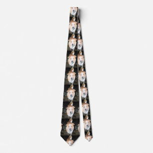 Photo of Ginger-Colored Queensland Heeler DogTiled Tie