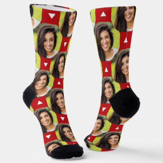 Photo of Girlfriend for Boyfriend Fun Red Socks