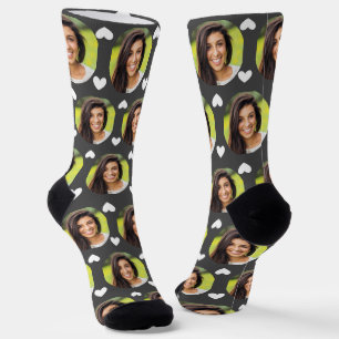 Photo of Girlfriend For Boyfriend Hearts Grey Socks