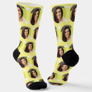Photo of Girlfriend For Boyfriend Lt Yellow Heart Socks