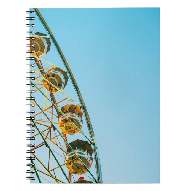 Photo of green Ferris wheel Notebook (Front)