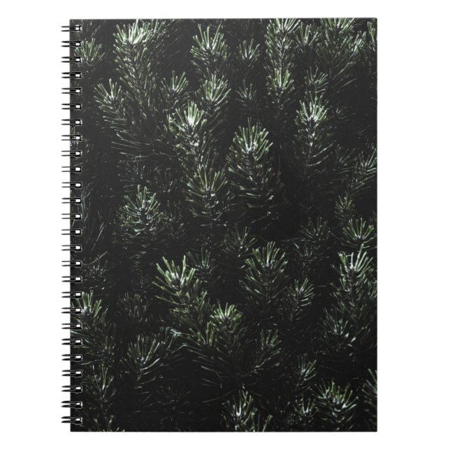 Photo of green fir plant notebook (Front)