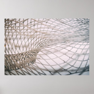 Photo of grey net poster