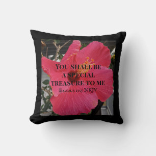 Photo of Hibiscus Special Treasure Bible Verse Cushion