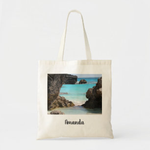 Photo of Island Coast & Tropical Sea Tote Bag
