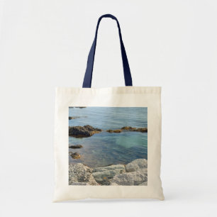 Photo of Low Tide Translucent Atlantic Ocean Tote Bag