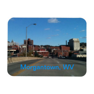Photo of Morgantown WV skyline magnets