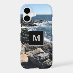 Photo of Ocean and Rocks Custom Single Initial