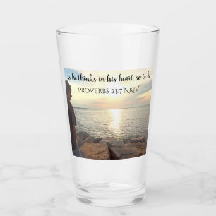 Photo of Ocean Book of Proverbs Wisdom Bible Glass