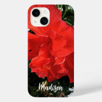 Photo of Orange Double Hibiscus Custom Name