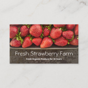 Photo of Pick your own Strawberries Business Card