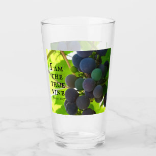 Photo of Purple Grapes Gospel of John Bible Verses Glass