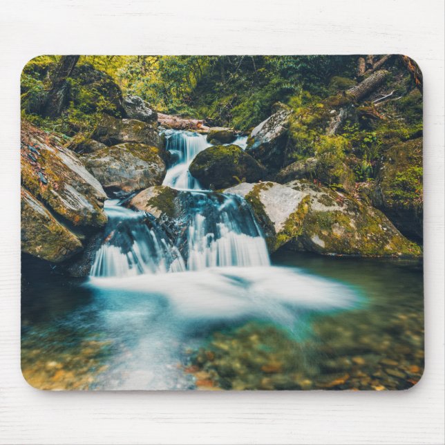 Photo Of River During Daytime Mouse Pad (Front)