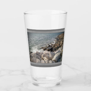 Photo of Rocky Ocean Shore Glass