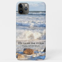Photo of Stormy Sea He Calms the Storm Bible Verse