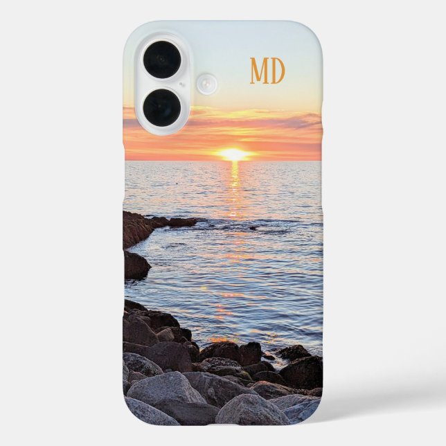 Photo of Sunset Monogram Case-Mate iPhone Case (Back)