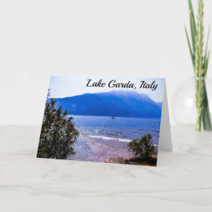 Photo of the amazing Lake Garda beach, Italy Card