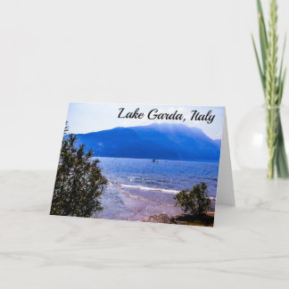 Photo of the amazing Lake Garda beach, Italy Card