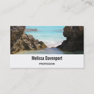 Photo of Tropical Island Coast & Sea Business Card