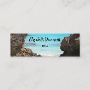 Photo of Tropical Island Coast & Sea Mini Business Card