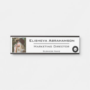 Photo Office Door Sign Name Plate
