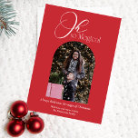 Photo Oh So Magical Christmas Holiday Card<br><div class="desc">This Photo Oh So Magical Christmas Holiday Card design is the perfect way to share the Christmas and Holiday Magic! Send this card to all of your family and friends.</div>