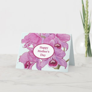 Photo orchids Mother’s Day Card